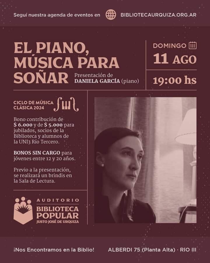 Concierto de piano en Río Tercero1