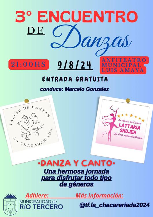 tercer encuentro de danza en el anfiteatro municipal