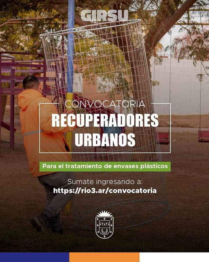 Convocatoria abierta para recolectores urbanos de plásticos en Río Tercero1