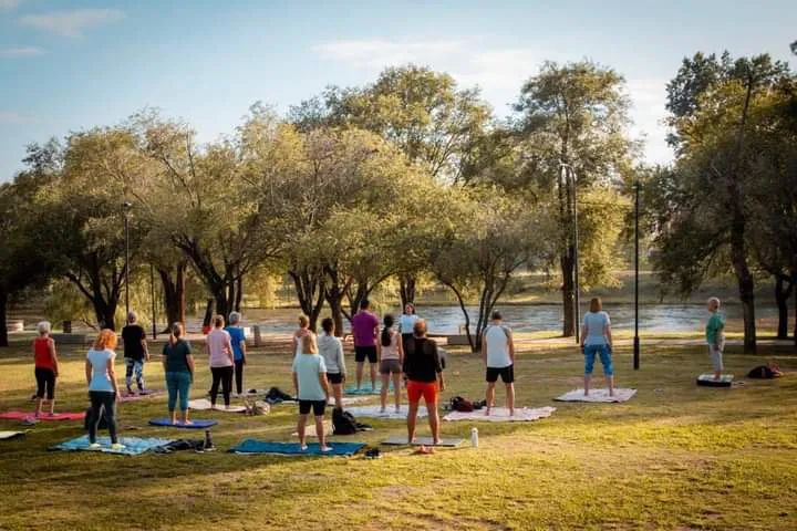 yoga en el Balneario